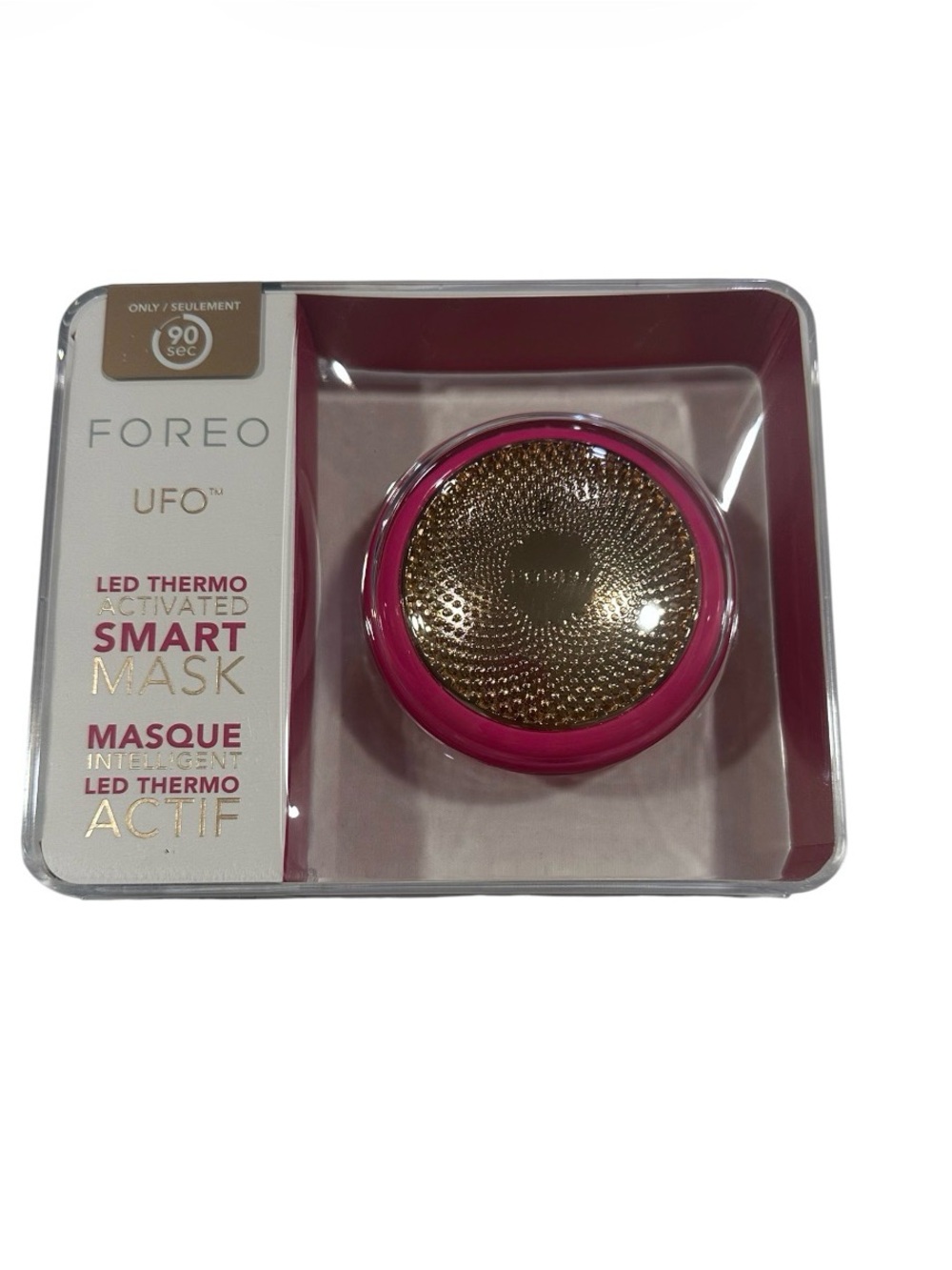🩷FOREO  LED Thermo Activated Smart Mask Device - Fushia - your facial at home